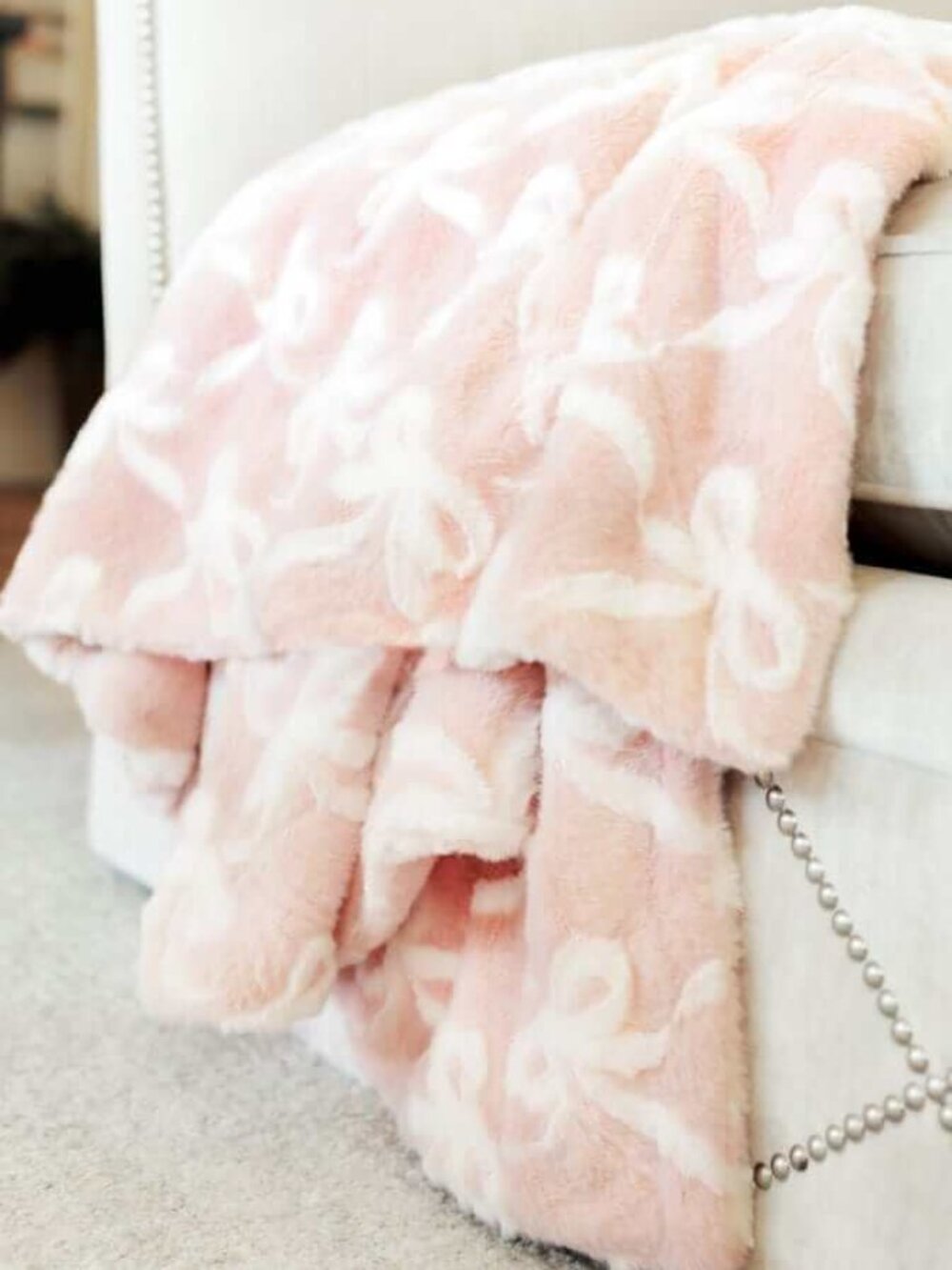 Minky Blanket, Adult, Pink